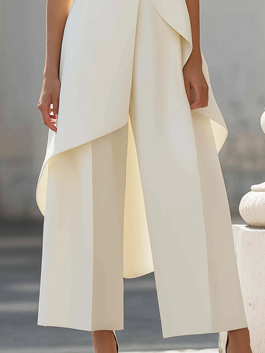 Martina | High-Neck Wide-Leg Jumpsuit for Women