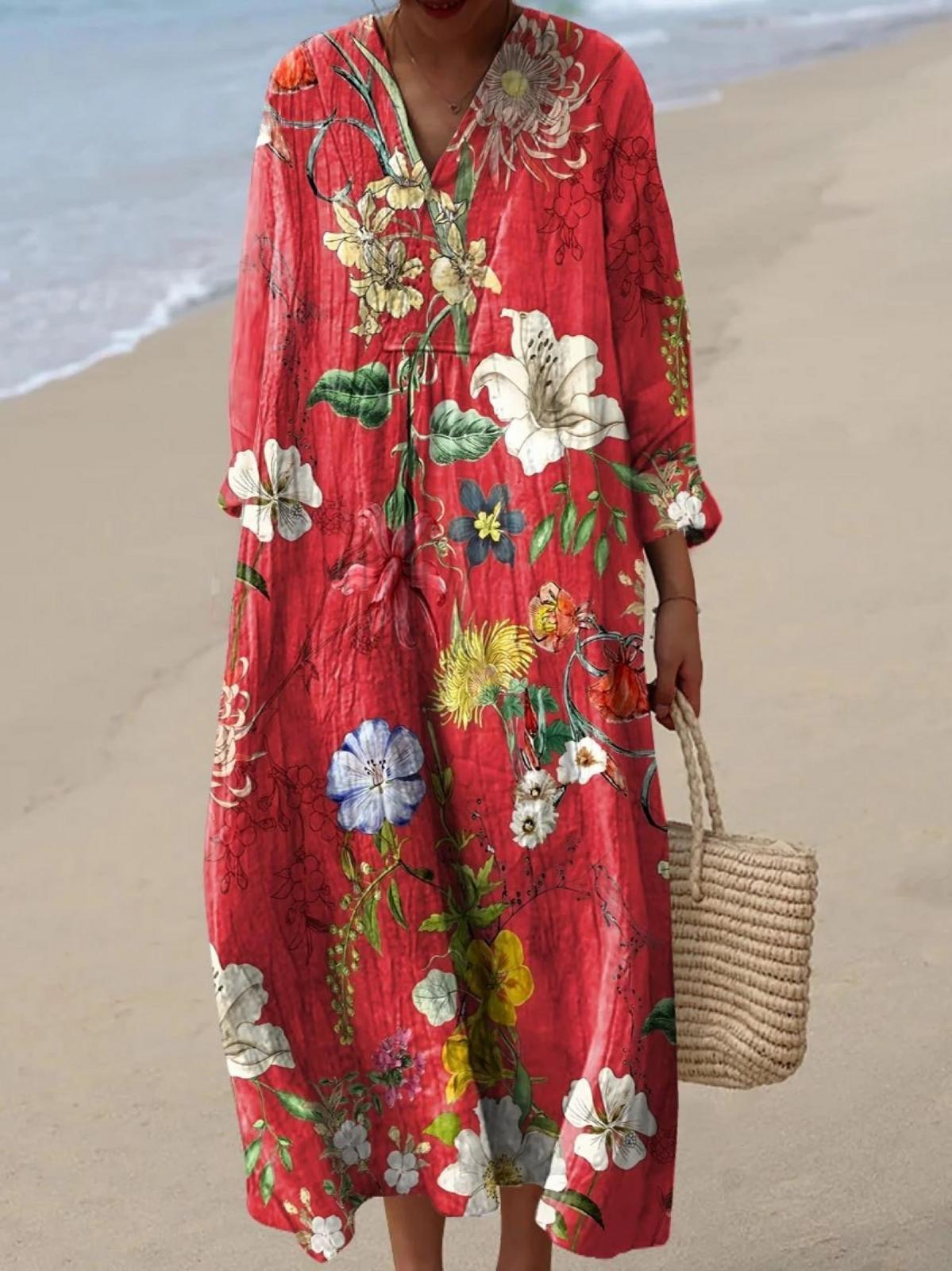 Danira | Airy Spring Dress with Long Sleeves