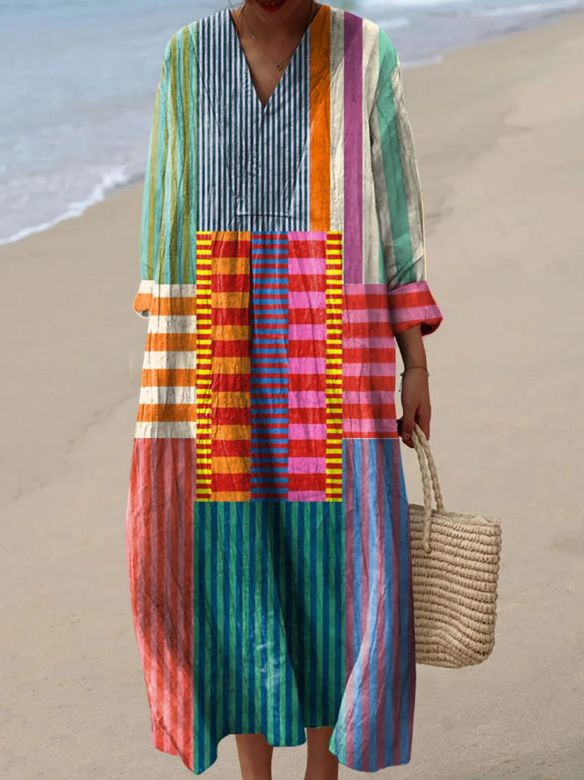 Livia | Airy Spring Dress with Long Sleeves