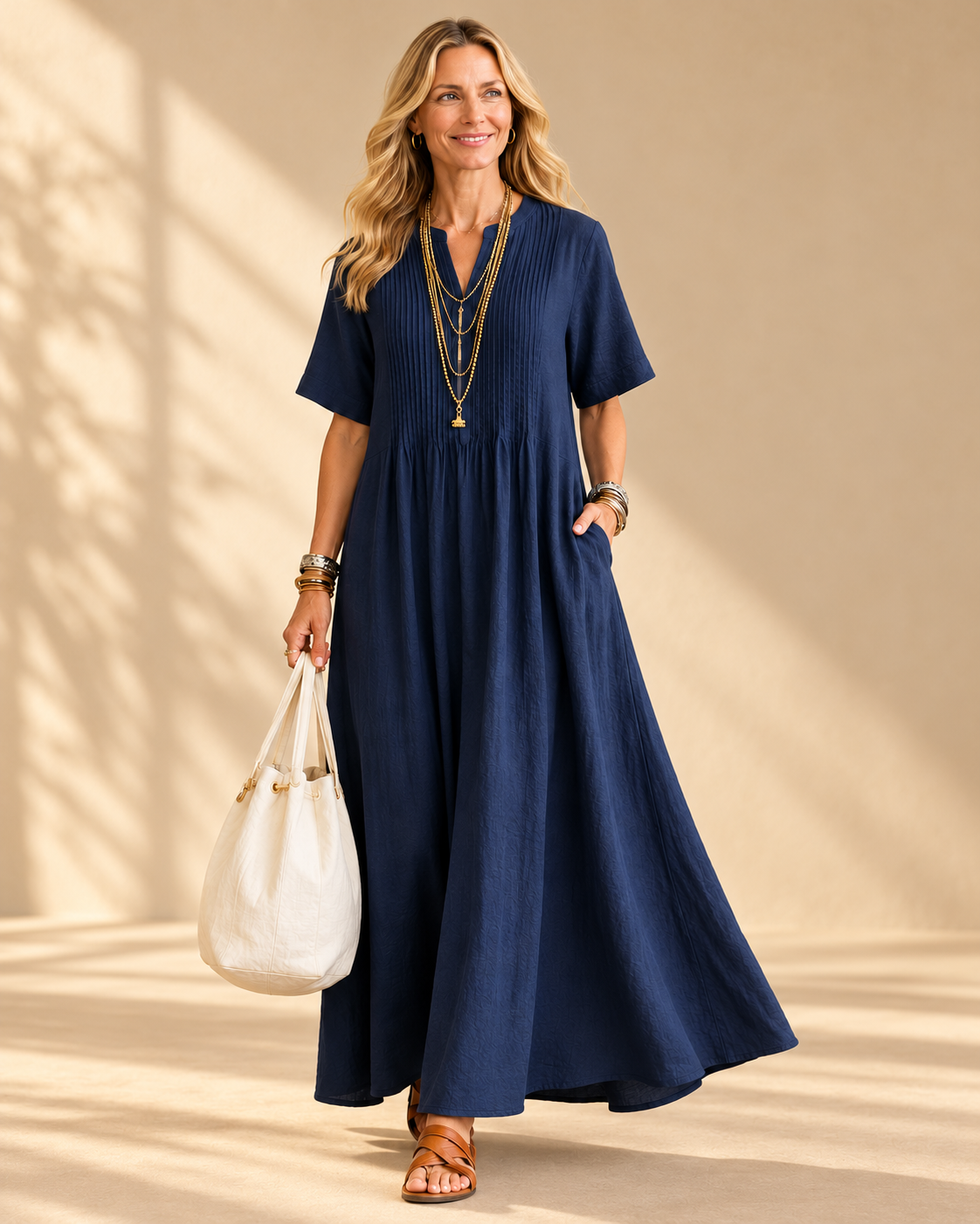 Nathalia™ | Pleated Dress