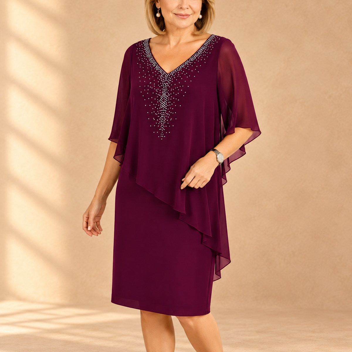Joise | Elegant Draped Dress
