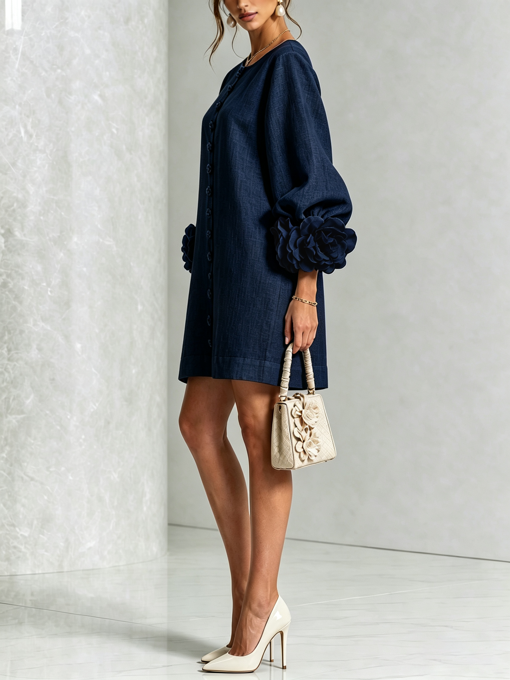 Rosalie | Button-Down Mini Dress