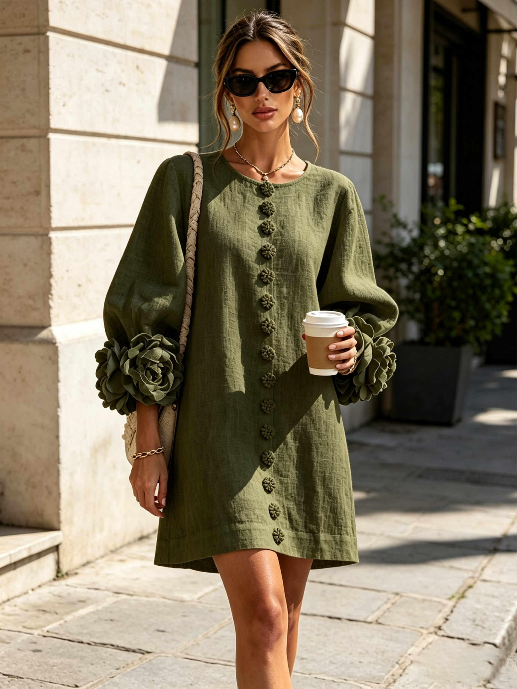 Rosalie | Button-Down Mini Dress