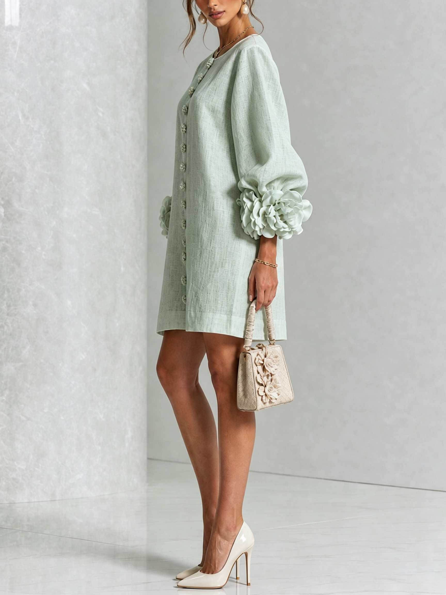 Rosalie | Button-Down Mini Dress