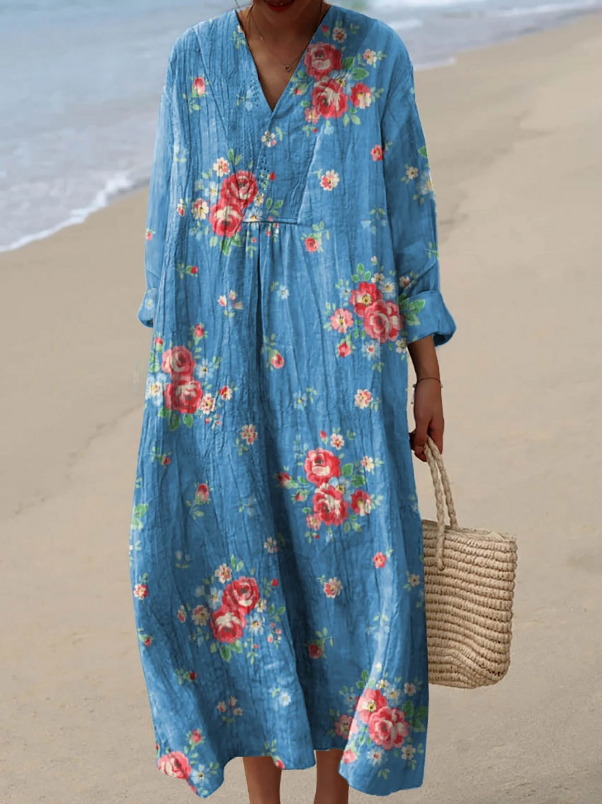 Melina | Airy Spring Dress with Long Sleeves