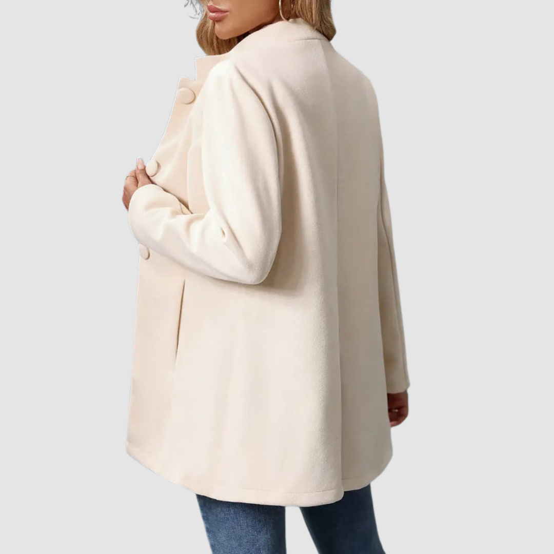 Modique | Elegant Coat with Stand-Up Collar for Women | Outerwear