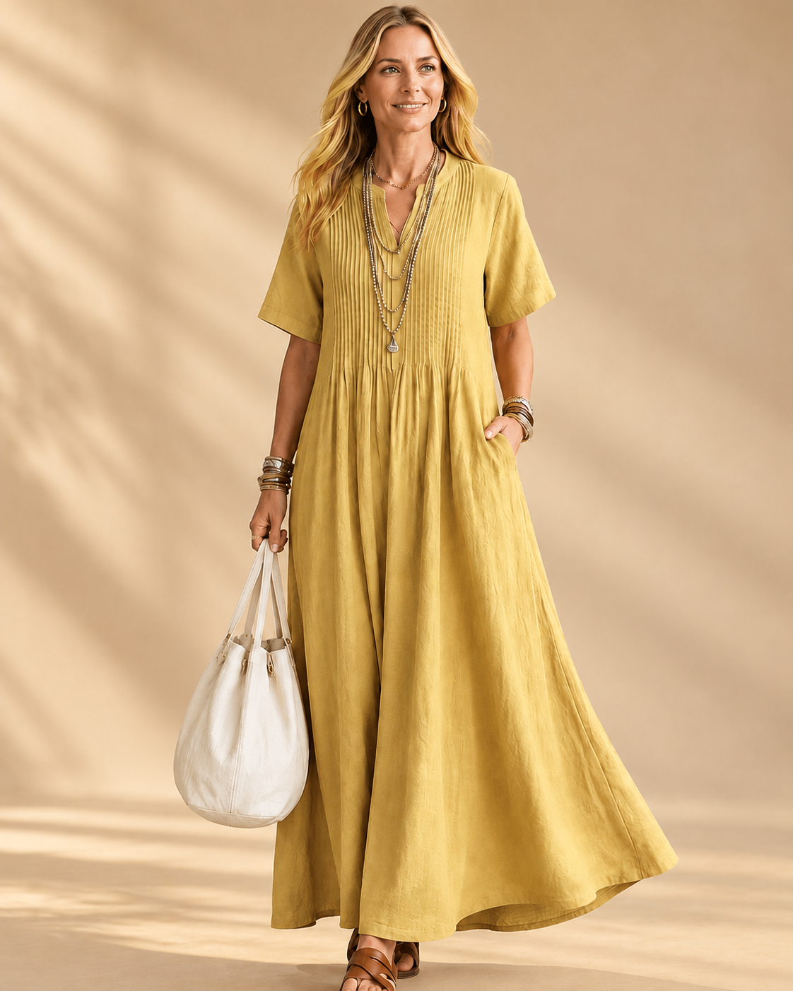 Nathalia™ | Pleated Dress