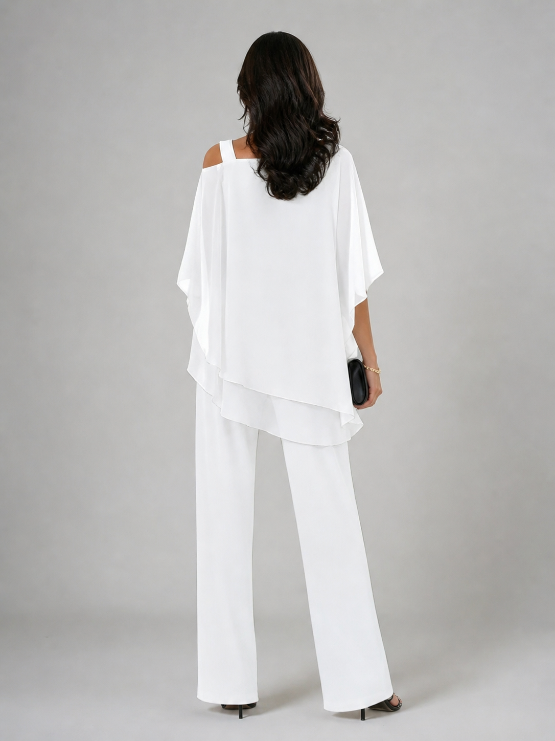 Cenna | Layered Top and Wide-Leg Pants Two-Piece Set for Women