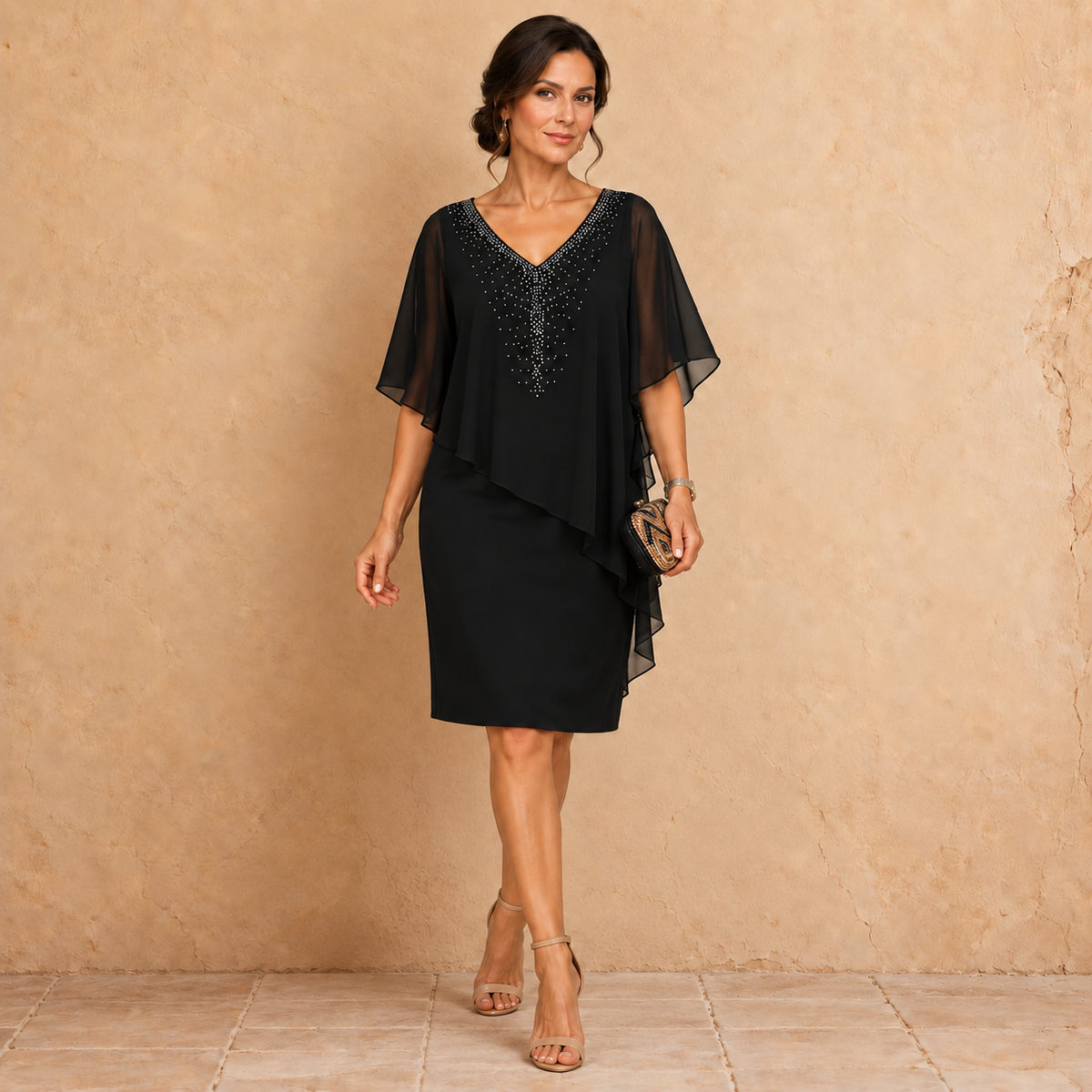 Joise | Elegant Draped Dress