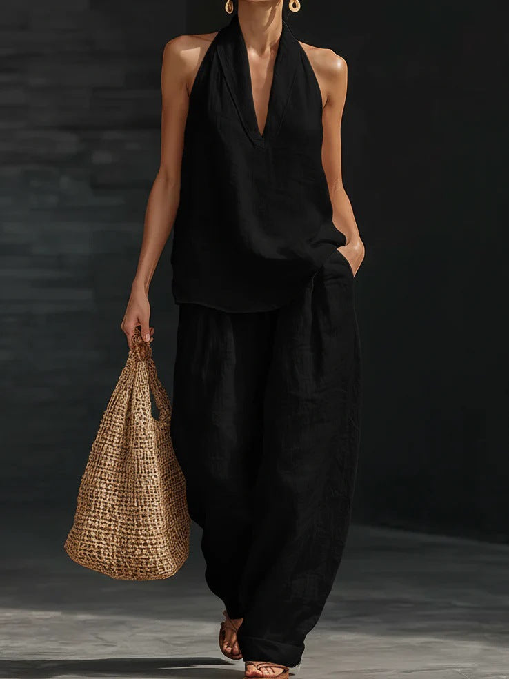 Zoë™ | Sleeveless Pants Set