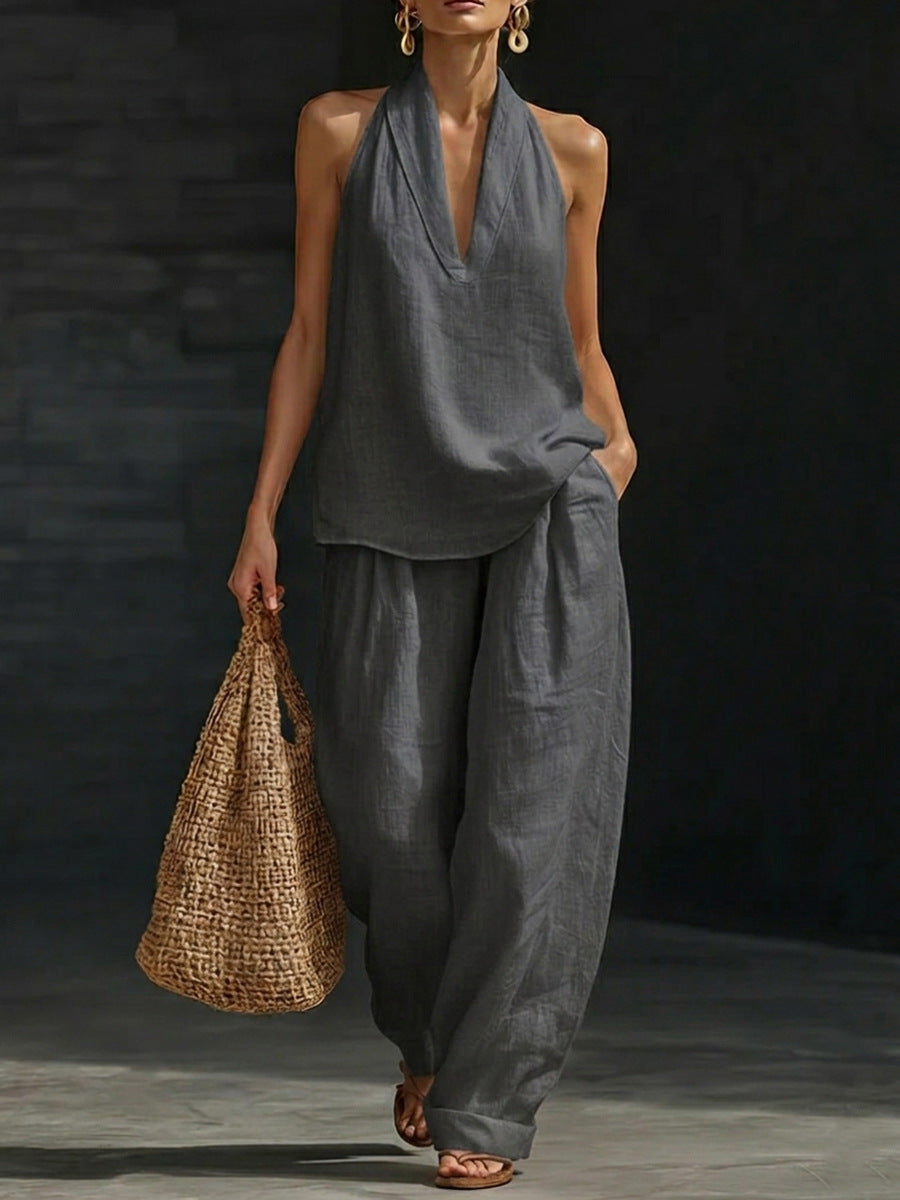 Zoë™ | Sleeveless Pants Set