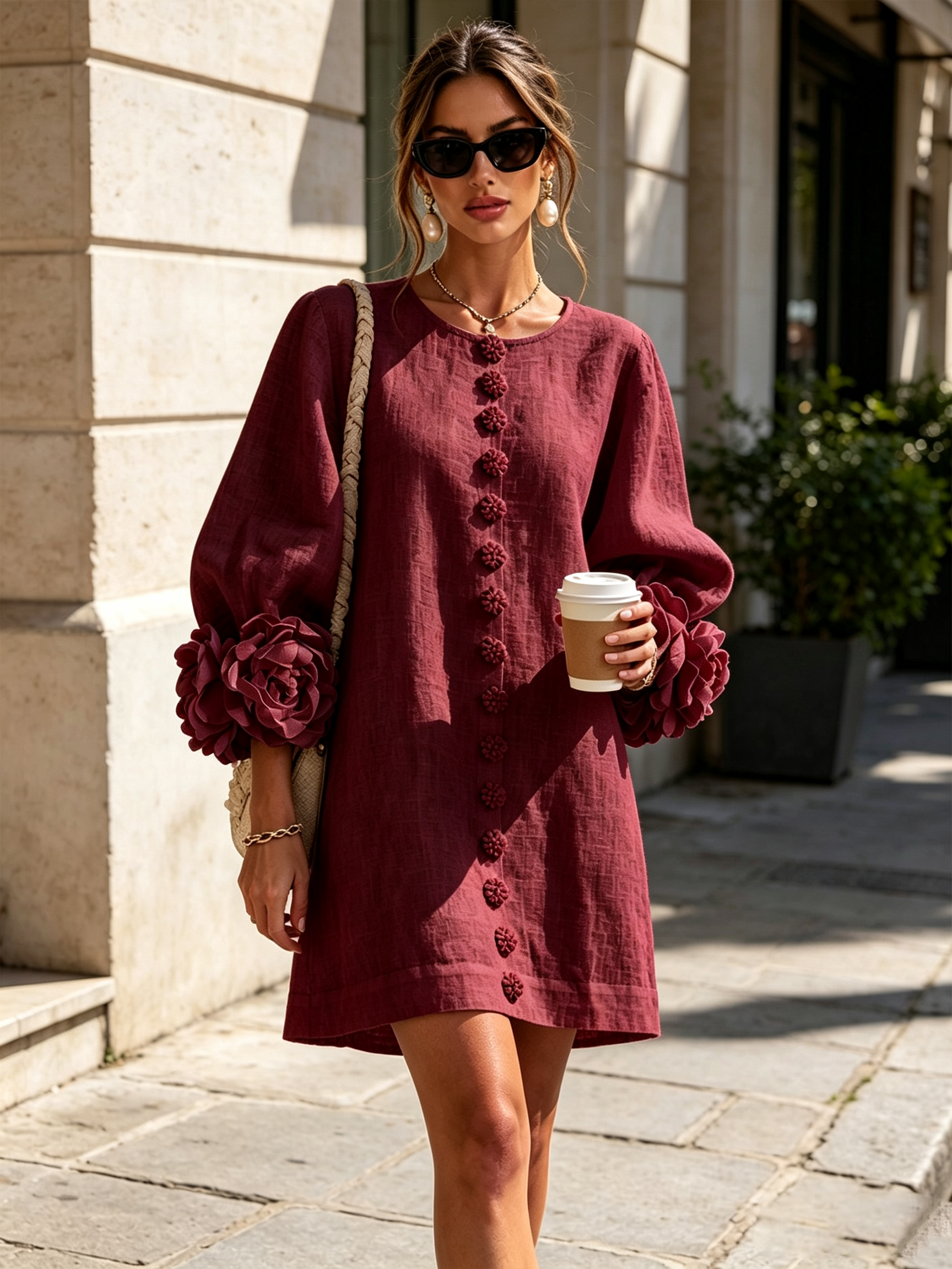Rosalie | Button-Down Mini Dress