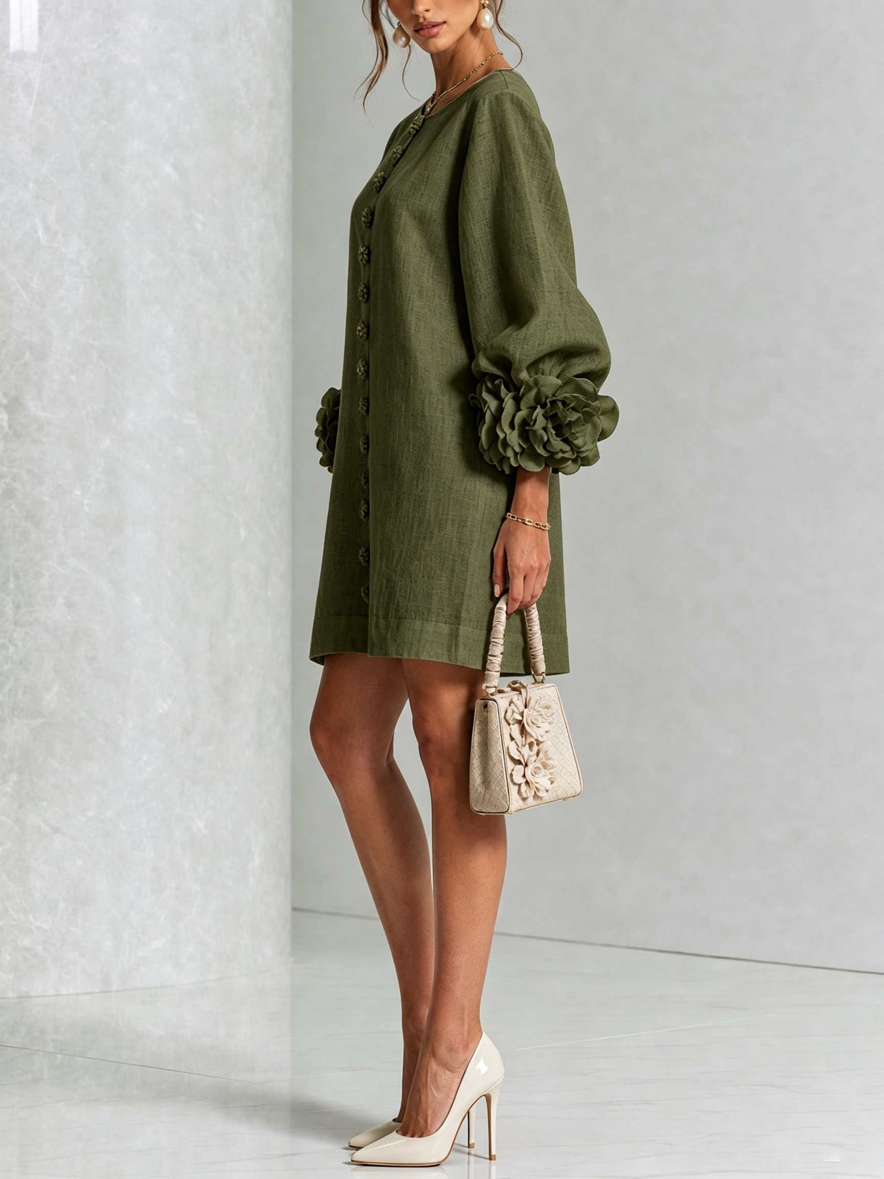 Rosalie | Button-Down Mini Dress