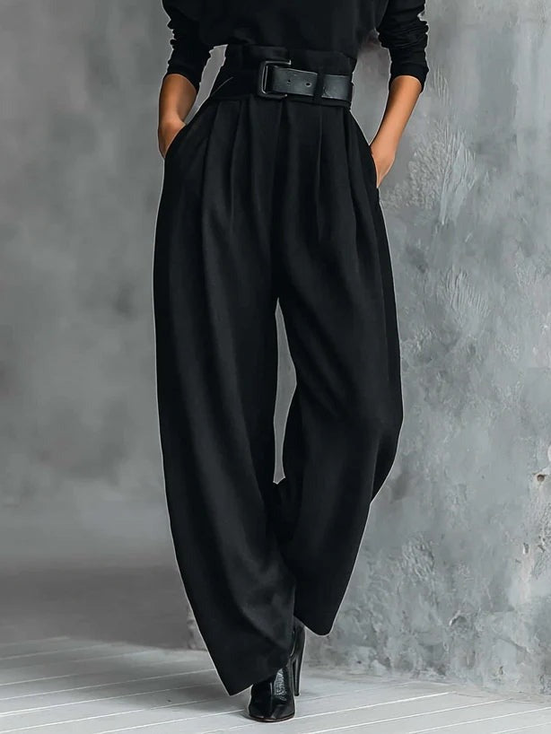 Fiona | Turtleneck Sweater and Straight-Leg Pants Two-Piece Set for Women