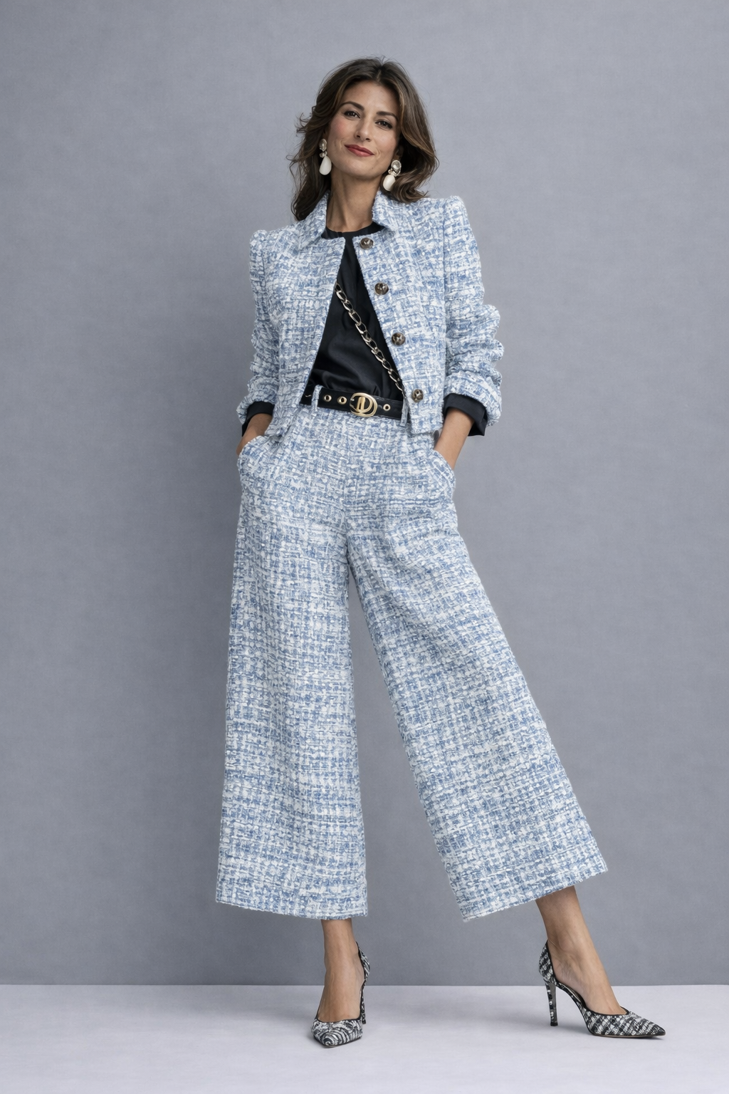 Melize | Coordinated Top and Pants Two-Piece Set for Women
