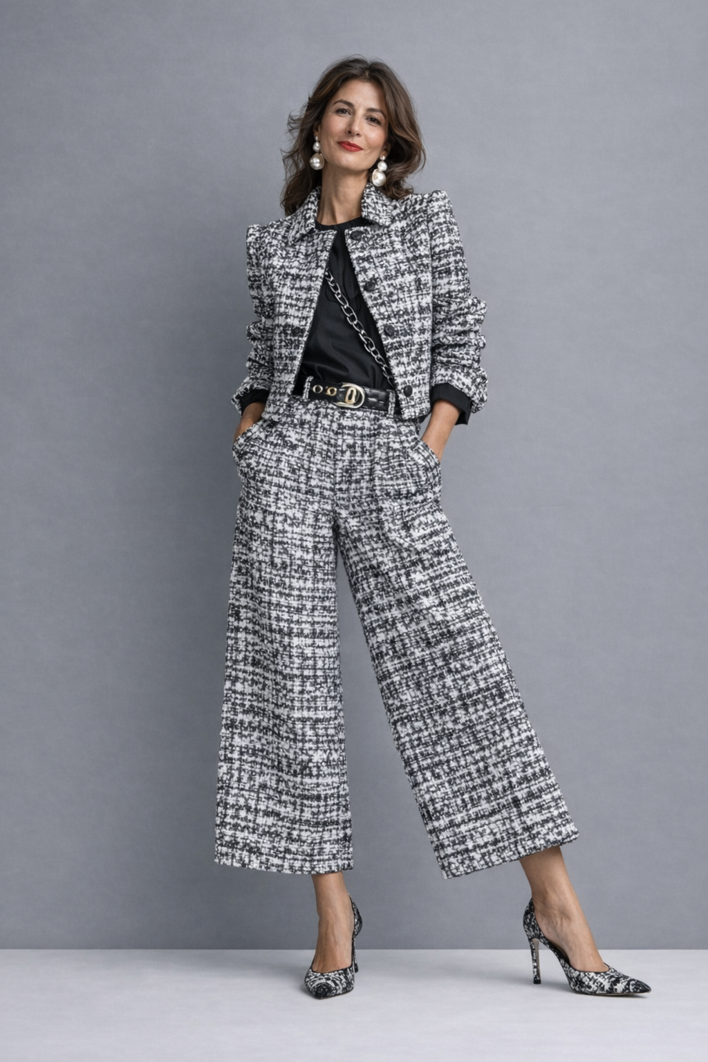 Melize | Coordinated Top and Pants Two-Piece Set for Women