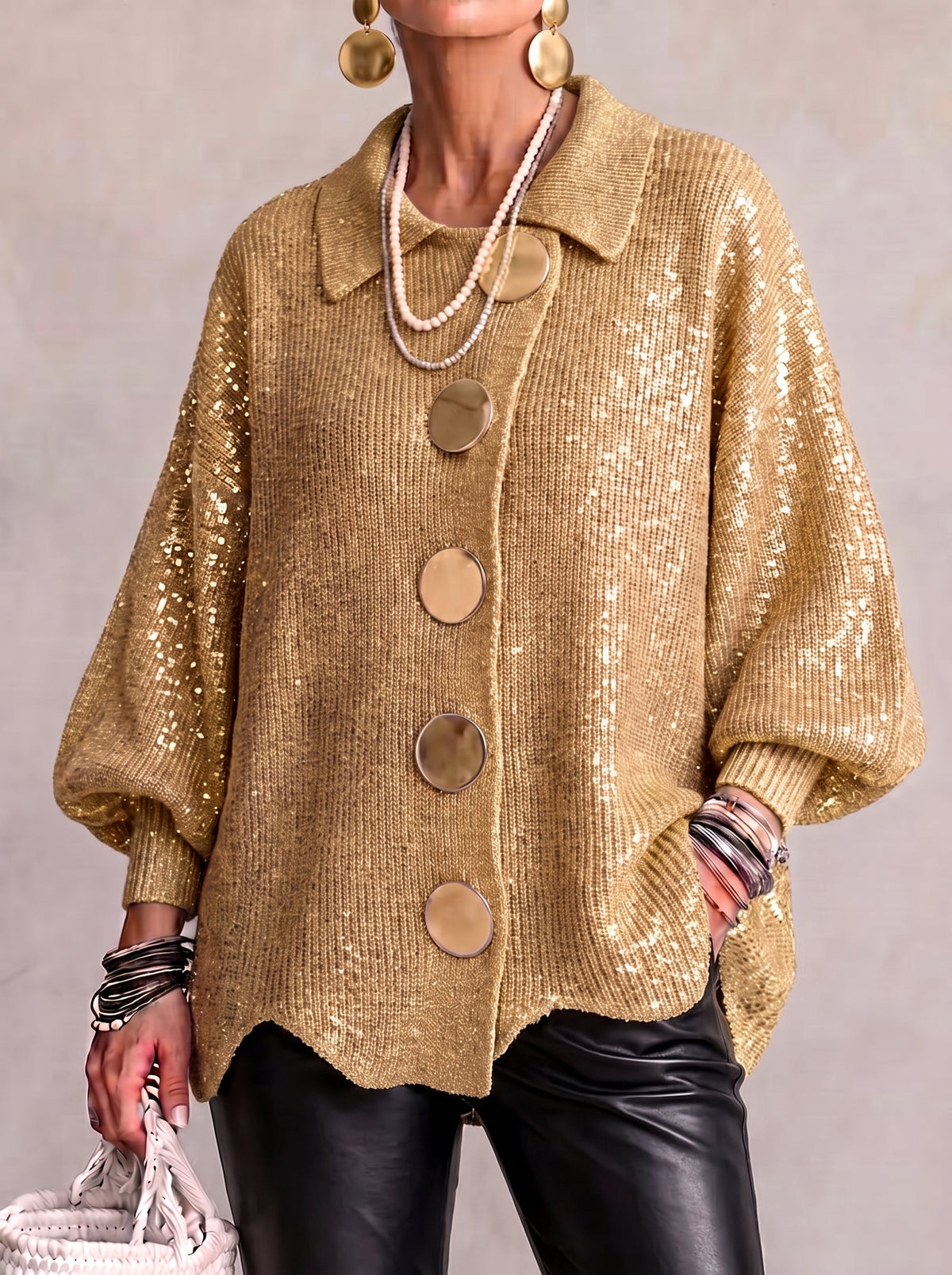 Catherine | Oversized Cozy Cardigan