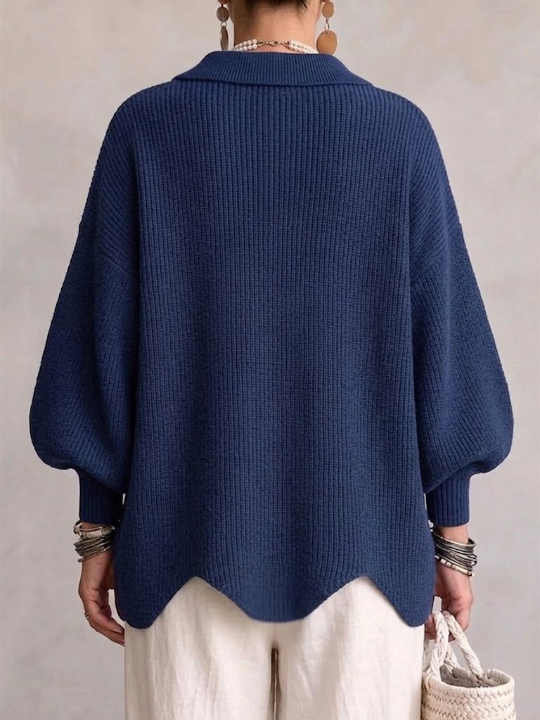 Isadora | Oversized Collared Cardigan for Women